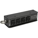 Whirlwind SBNL14442 Splitter - Speakon Stagebox 1 NL4/4 NL4 Wired 2-Pole in Pairs