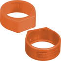 Photo of Neutrik XCR-3 Colored Ring for X-Series Cable Ends - Orange - 10 Pack