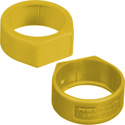 Photo of NEUTRIK XCR-4 Colored Ring for X-Series Cable Ends - Yellow - 10 Pack