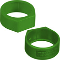 Photo of NEUTRIK XCR-5 Colored Ring for X-Series Cable Ends - Green - 10 Pack