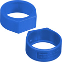 Photo of NEUTRIK XCR-6 Colored Ring for X-Series Cable Ends - Blue - 10 Pack