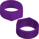 Photo of NEUTRIK XCR-7 Colored Ring for X-Series Cable Ends - Violet - 10 Pack