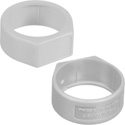 Photo of NEUTRIK XCR-9 Colored Ring for X-Series Cable Ends - White - 10 Pack