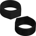 Neutrik XCR-BLK Colored Ring for X-Series Cable Ends - Black - 10 Pack