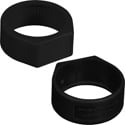 NEUTRIK XCR-BLK Colored Ring for X-Series Cable Ends - Black - 10 Pack