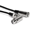 Balanced Interconnect Right-angle XLR3F to XLR3M 25 ft