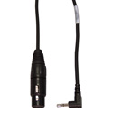 Photo of Connectronics XLR to RA Mini Cable for Adapting Pro Mics to Stereo Mini Inputs 10 Ft