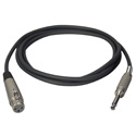 Photo of Premium Quality XLRF-1/4in Male Audio Cable 3Ft
