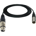 Photo of Connectronics Premium Quality 3-Pin XLR Female to TA3M Mini XLR Male Audio Cable - 1 Foot