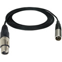 Connectronics Premium Quality 3-Pin XLR Female to TA3M Mini XLR Male Audio Cable - 10 Foot