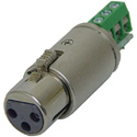 Photo of Rolls XLF112 3-Pin XLR Female to Barrier Strip Test Plug