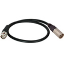 Laird Premium Quality Time Code Cable XLR-M to BNC - 1.5 Foot