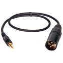 Photo of Connectronics Sony UWP Compatible Wireless Locking TRS Mini to XLR Male Cable 18 Inches