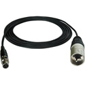 Sescom Premium Quality 3-Pin XLR Male to TA3F Mini XLR Female Audio Cable - 25 Foot