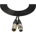 Laird XLM4-XLF4-1.5 Power Cable XLR 4-Pin Male to Female Sony KD Equivalent - 18 Inch