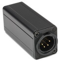 Sescom Chassis Mount Adapter 4-Pin XLR Male to 4-Pin XLR Female