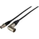 Sescom XLMA-TA3F-30 Audio Cable Right-Angle 3-Pin XLR Male to 3-Pin Mini XLR Female - 30 Foot