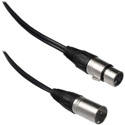 Photo of Bescor XLR-5MF Male to Female 4-Pin XLR Power Cable  - 5 Foot