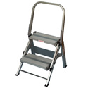 Photo of Xtend & Climb WT2 2 Step Folding Safety Step Stool with Handrail