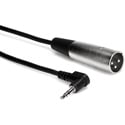 Photo of Right Angle 3.5mm TRS to XLR3M - 15ft