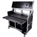 ProX XZF-AVPRO 2X12U 2X4U - Mobile AV Broadcast Streaming Recording Studio Workstation Case with 2x 4U Top 2x 12U Bottom