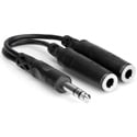 Hosa YPP-118 / Y-SPS-2SPFS Stereo 1/4 Inch Male To 2 Stereo 1/4 Inch Females Y-Cable