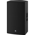 Yamaha DZR15-D 2000 Watt Dante Powered Speaker with 15in LF/2in Titanium Compression Driver Rotatable 90x50 Horn - Black