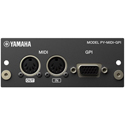Yamaha PY-MIDI-GPI MIDI (5 Pin DIN) + GPI 5x5 (D-Sub 15Pin) Audio Interface Card for MID/GPI Control Terminals of DM7
