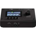 Yamaha URX44V B 6x4 Dual USB-C Audio & HDMI Video Interface with 32-bit / 192kHz Support & Touchscreen - Black Finish