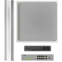 Photo of Yamaha UC ADECIA Ceiling Bundle RM Ceiling Mic - White - RM Audio Processor - Network Switch & 2 White Speakers - Dante