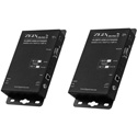 Zigen ZIG-POC-70 4K60Hz 18G HDBaseT HDMI Extender Set - 12-V POC with Bi-Directional IR & RS232 - Supports HDR-10