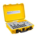 AudioPressBox APB-320 C-D-USB Indoor/Outdoor Portable Active Press Box in Waterproof Case with USB-C and Dante - Yellow