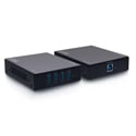 C2G 54265 Superbooster 4-Port USB over Cat6a Extender Kit - USB 3.2 Gen1 5Gbps - 328 Feet (100m)