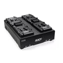 Core SWX MACH-Q4A Mach4 Four Position Camera Battery Charger - 4A Rapid Charge - 3-Stud - Charges 4x 98Wh Packs