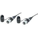 Camplex opticalCON QUAD LITE Multimode Fiber Optic NKO4M-L-0-9 Tactical Patch Cable - 30 Foot