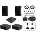Mackie Thump GO 8-Inch Portable Battery-Powered Stereo Loudspeaker & Subwoofer Bundle with 10-Channel Mixer & Accesories