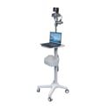 BZBGEAR BG-MR7001-HSU10X-5M Medical Computer Roll Cart/Stand w/ 10x PTZ Camera & Speakerphone for Enhanced Care - Type A