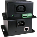 NTI PWR-RMT-RBT-C13 ENVIROMUX Low-Cost Remote Power Reboot Switch with IEC320 C13 Outlet & 2 Digital Terminal In/Out