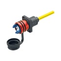 NEUTRIK NO2SDW-FX-LC-0.5 FIBERFOX EBC15 IP68 2CH SM 1.64 Ft / 0.5m Fixed LC Patch Cable with SM LC Chassis Connector