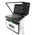 Ikan PT419W-PTZ-NDI-TMN AURA 19-Inch PTZ POE++ NNDI Teleprompter and NDI Talent Monitor with Full NDI Encoding/Decoding