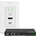 VigilLink VLWP-UHCI150-TR 4K60 2x1 USB-C / HDMI 2.0 Auto-Switching HDBaseT 2.0 Wall Plate Transmitter & Receiver System
