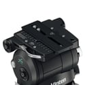 Vinten V4177-0001 Versine 360 Fluid Head w/ Multi-Standard Base - Includes Broadcast Pan Bar/Camera Plate/Arm/Bowl Clamp
